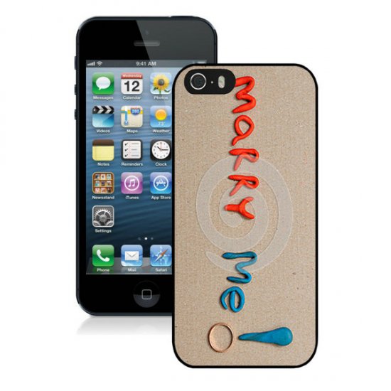 Valentine Marry Me iPhone 5 5S Cases CHS - Click Image to Close